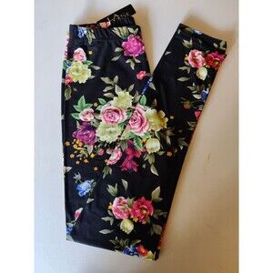 Reg‎ One Size Vibrant Floral Classic Leggings